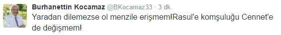 Kocamaz Tweet
