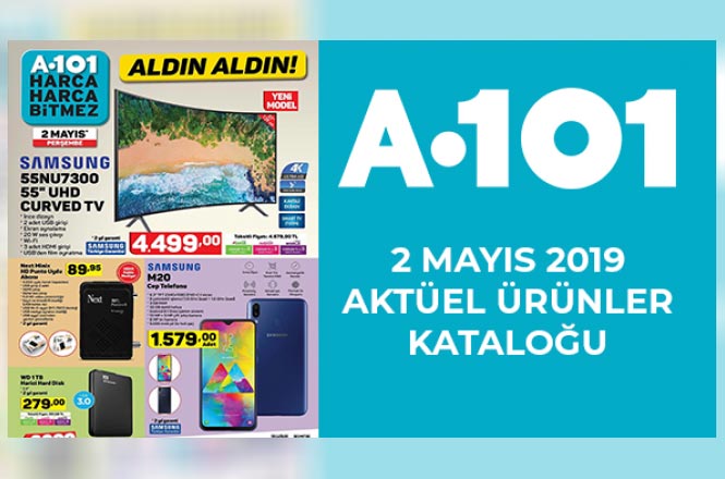 A101 Aktüel 2 Mayıs 2019 Kataloğu