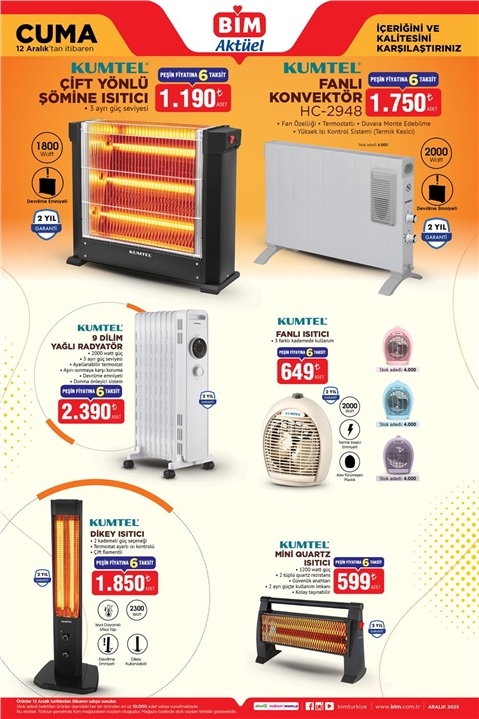 BİM Aktüel 12 Aralık Cuma – İndirimli Ürünler Aktüel Kataloğu