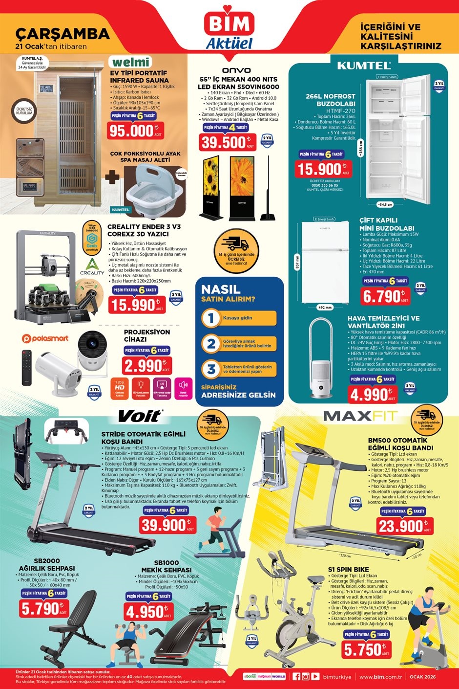 BİM Aktüel 21 Ocak Çarşamba – İndirimli Ürünler Aktüel Kataloğu