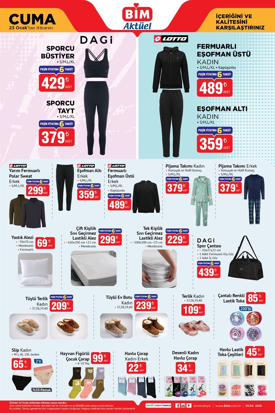 BİM Aktüel 23 Ocak Cuma – İndirimli Ürünler Aktüel Kataloğu