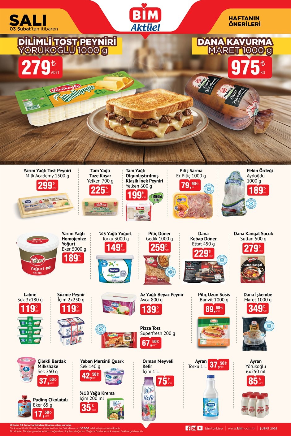 BİM Aktüel 03 Şubat Salı – İndirimli Ürünler Aktüel Kataloğu