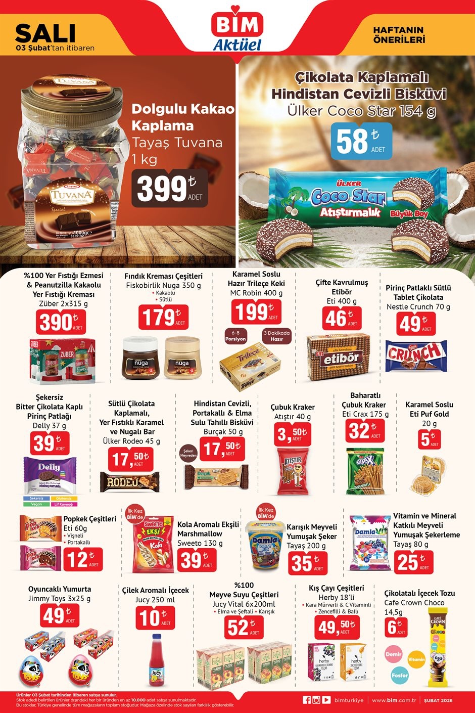 BİM Aktüel 03 Şubat Salı – İndirimli Ürünler Aktüel Kataloğu
