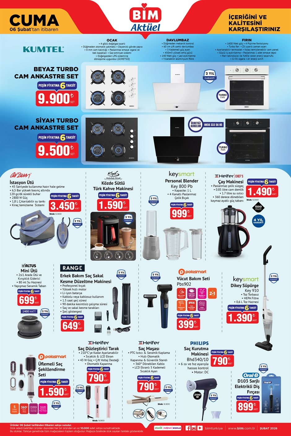 BİM Aktüel 06 Şubat Cuma – İndirimli Ürünler Aktüel Kataloğu