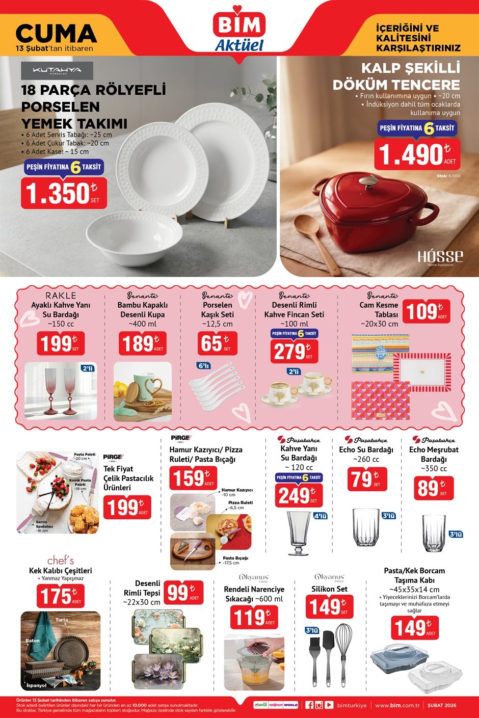 BİM Aktüel 13 Şubat Cuma – İndirimli Ürünler Aktüel Kataloğu