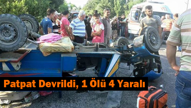 Mersin'deki Pat Pat Kazasında 1 Çocuk Öldü 4 Çocuk Yaralandı