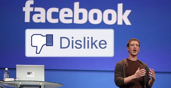 Facebook'a "Beğenmeme" Butonu Geliyor