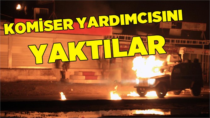 Adana'da komiser yardımcısını yaktılar