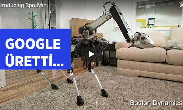 Boston Dynamics Zürafa Boyunlu Yeni Robotu