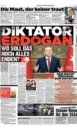 Cumhurbaşkanı Erdoğan'a Almanya'dan Hakaret