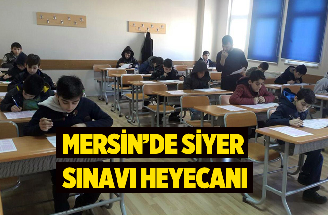 Mersin'de Siyer Sınavı heyecanı