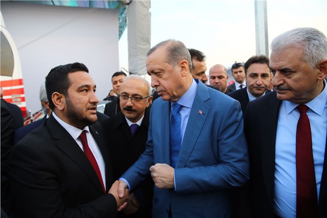 Cumhurbaşkanı Erdoğan TÜGVA Mersin Temsilcisi Okan Özer’e Başarılar Diledi