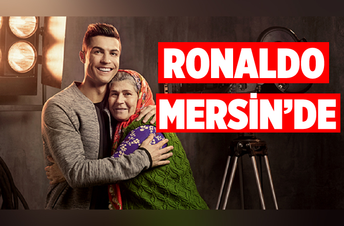 Cristiano Ronaldo ile Mersinli Ümmiye Koçak Aynı Reklam Filminde Oynadı