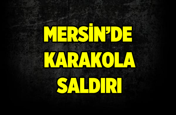 Mersin'de Karakola Ses Bombası Atıldı