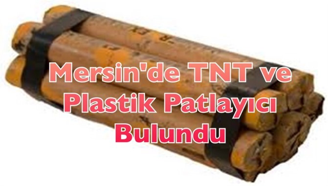 Mersin'de PKK'ya Ait TNT ve Plastik Türde Patlayıcı Madde Bulundu