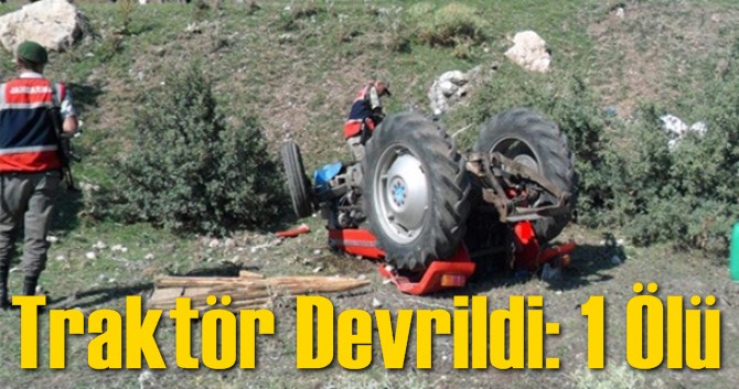 Mersin'in Gülnar'da Traktör Devrildi: 1 Ölü