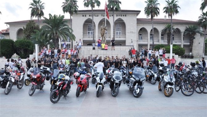 Motorculardan Sessiz Protesto