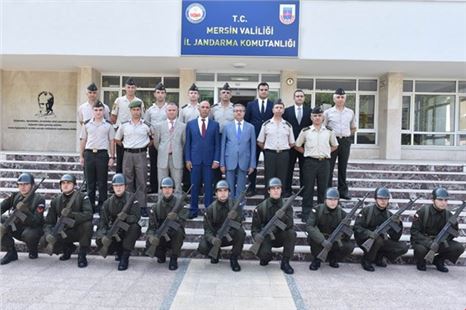 Vali Su, Jandarma Komutanlığını Ziyaret Etti
