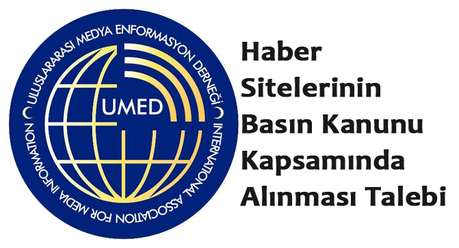 UMED'den Haber Sitelerinin Basın Kanunu Kapsamında Alınması Talebi
