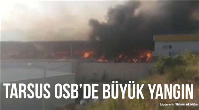 Tarsus OSB’de Büyük Yangın