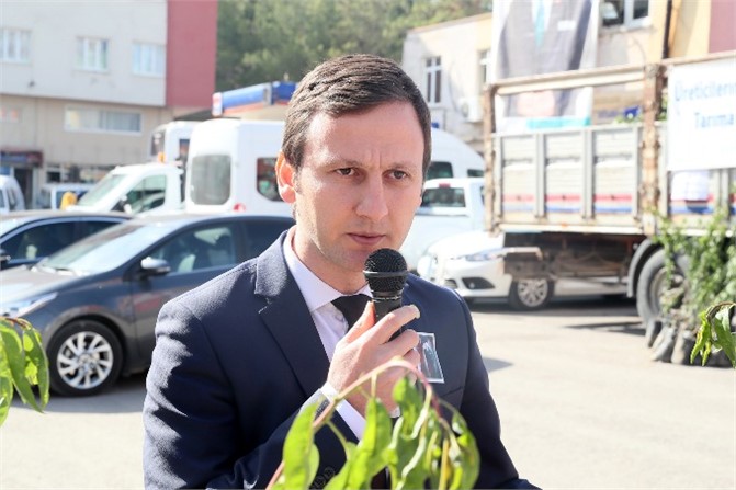 Büyükşehir 15 Bin Badem Fidanını Üreticisiyle Buluşturdu