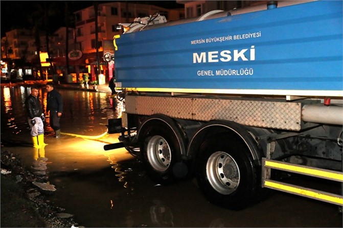 Mersin Büyükşehir, Şiddetli Yağışlara Karşı Teyakkuzda