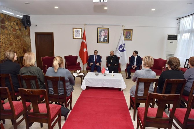 Vali Ali İhsan Su’dan Mersin Ortodoks Kilisesi Ruhani Lideri’ne İade-i Ziyaret