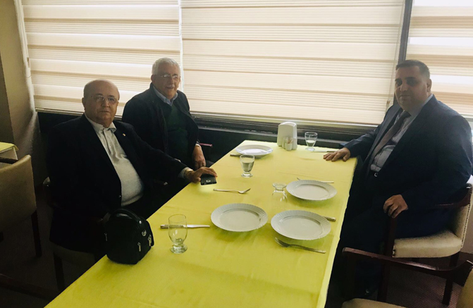 Başkan Can, Eski Tarsus Belediye Başkanlarını Ziyaret Etti