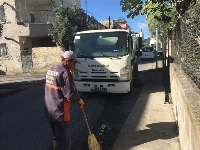 Belediye Temizlik İşleri Tarsus’u Pırıl Pırıl Yapıyor