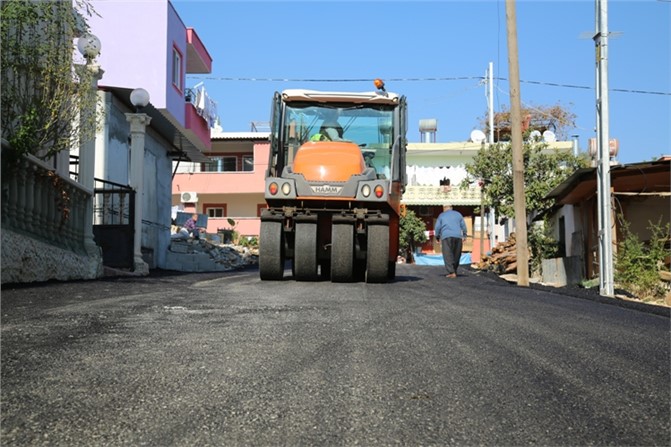 Erdemli Belediyesi Hizmette Çığır Açıyor, Sarıyer Mahallesinde Sıcak Asfalt Sevinci