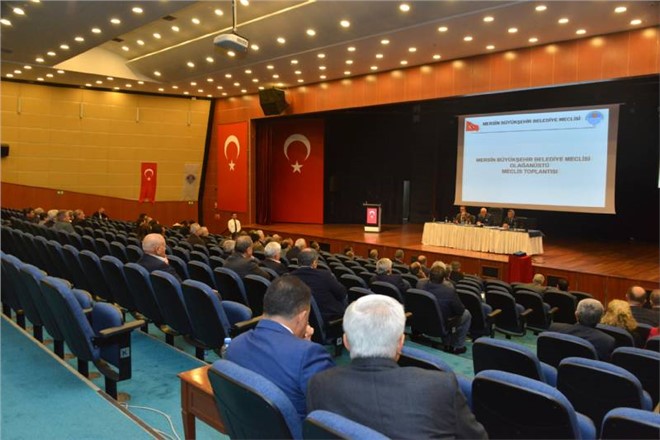 Mersin Büyükşehir Belediyesi Olağanüstü Meclis Toplantısı Yapıldı