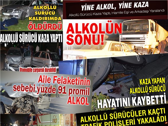 Yılbaşında Alkolden Kaynaklı Üzücü Olaylarla Karşılaşmak İstemiyoruz!