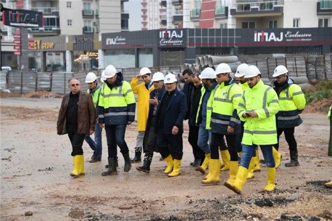 Başkan Kocamaz Projeleri Yerinde İnceledi