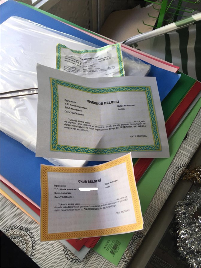 Tarsus'ta Zabıta ve Polis Sahte Karne Ele Geçirdi