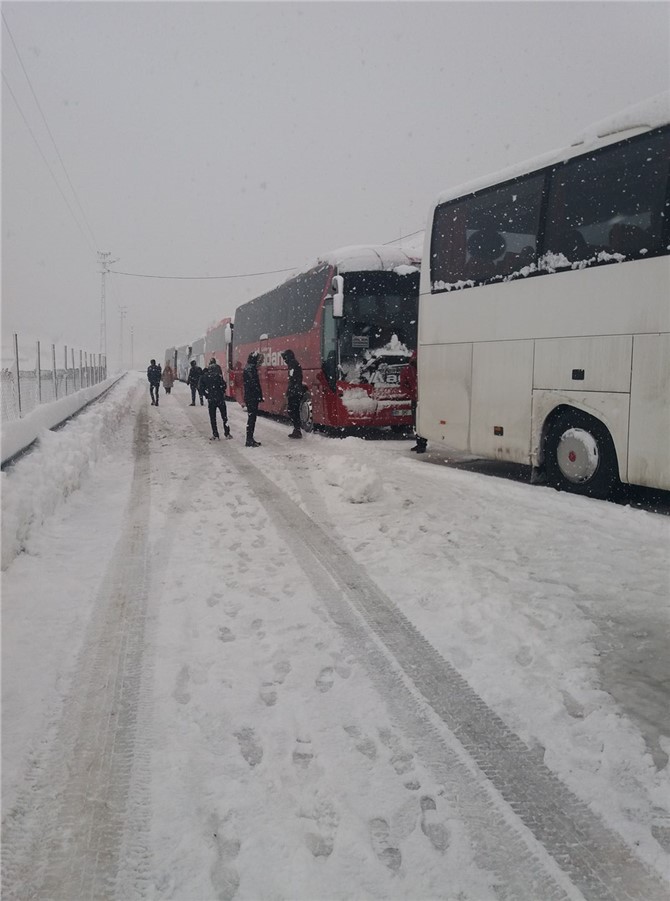 Pozantı ve Tekir'de Yol Durumu, Kar Nedeniyle Yollar Kapalı