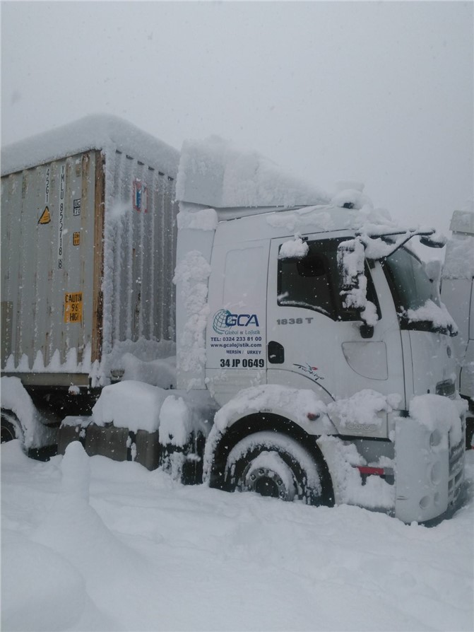 Pozantı ve Tekir'de Yol Durumu, Kar Nedeniyle Yollar Kapalı