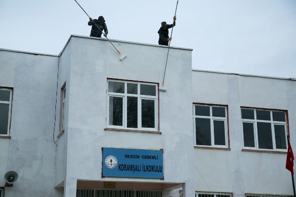 Erdemli'de Okullara Yönelik Hizmetler Son Sürat