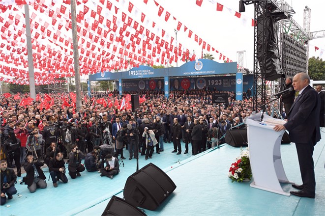 Genel Başkan Devlet Bahçeli Mersin'e Geldi