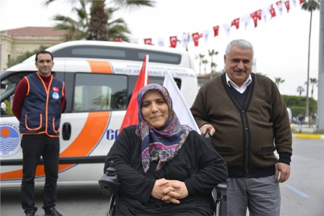 Bahçeli’yi Görmek İsteyen Kaya Çifti Engelleri Büyükşehirle Aştı