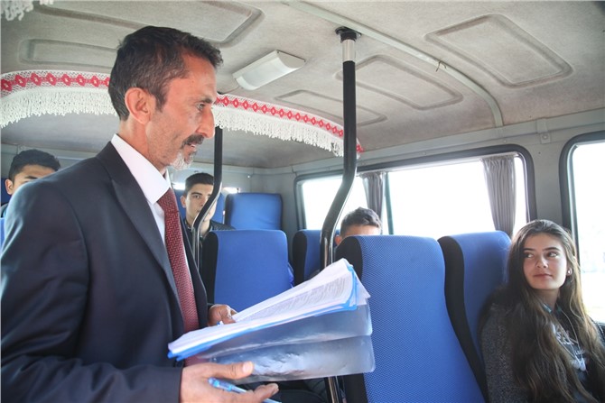 Erdemli'de Okul Servislerine Denetim