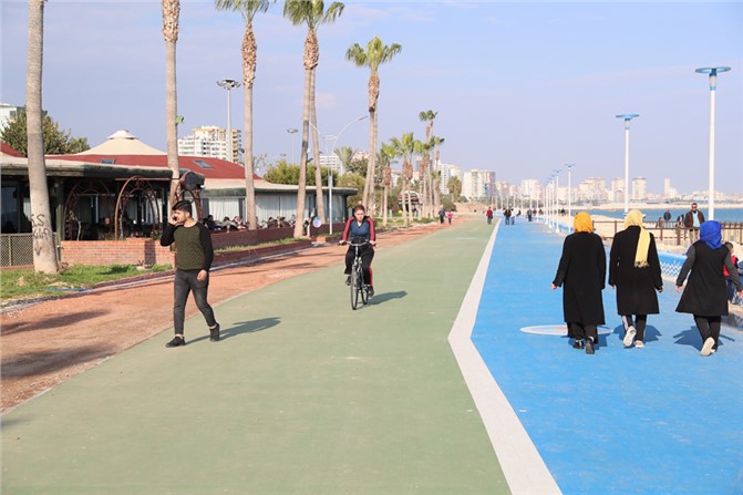 Kentsel Tasarım Projesi Uygulandı, İşte Mezitli Sahilinin Son Hali