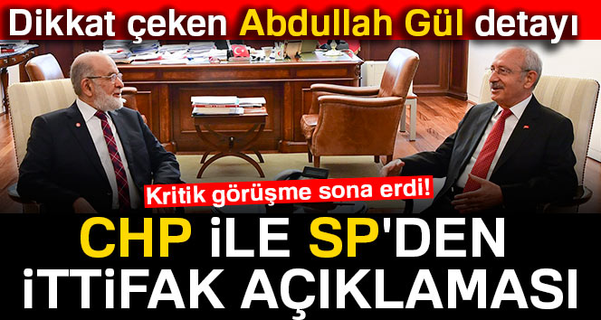 Kritik CHP ile SP  görüşmesi sona erdi! 