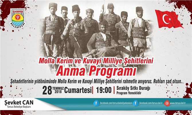 Molla Kerim ve Kuvayi Milliye Şehitleri, Sıraköy Mahallesi’nde Anılacak