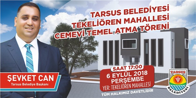 Mersin Tarsus Tekeliören Mahallesi Cemevi Temeli Atılıyor