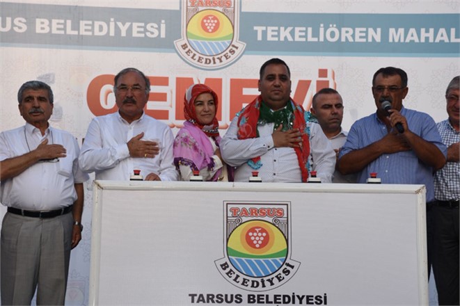 Mersin Tarsus Tekeliören Mahallesi Cemevi İnşaatının Temeli Törenle Atıldı