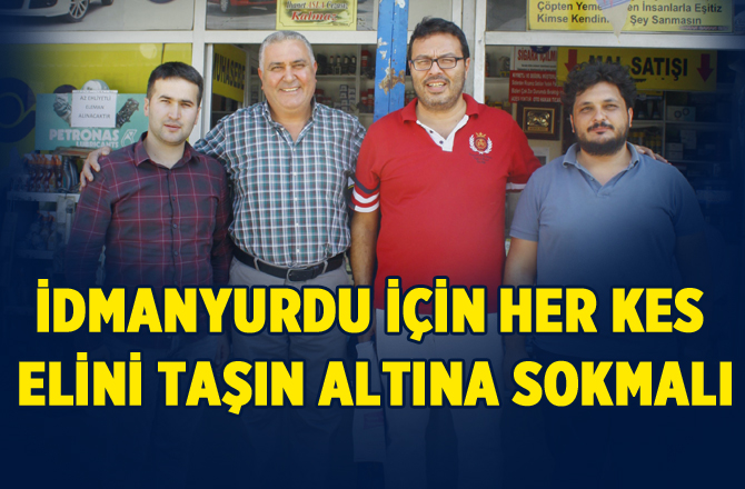 TİY Basın Sözcüsü Can "İdmanyurdu İçin Her Kes Taşın Altına Elini Sokmalı"