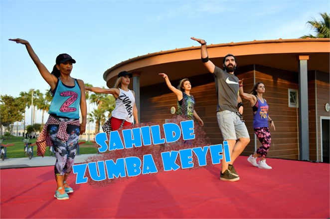 Mersin'de Sahilde Zumba Keyfi