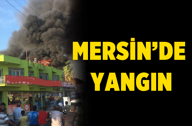 Mersin'de Korkutan Yangın