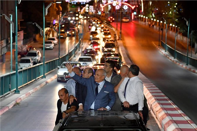 Mersin Bş. Belediye Başkanı Kocamaz'a Dev Karşılama