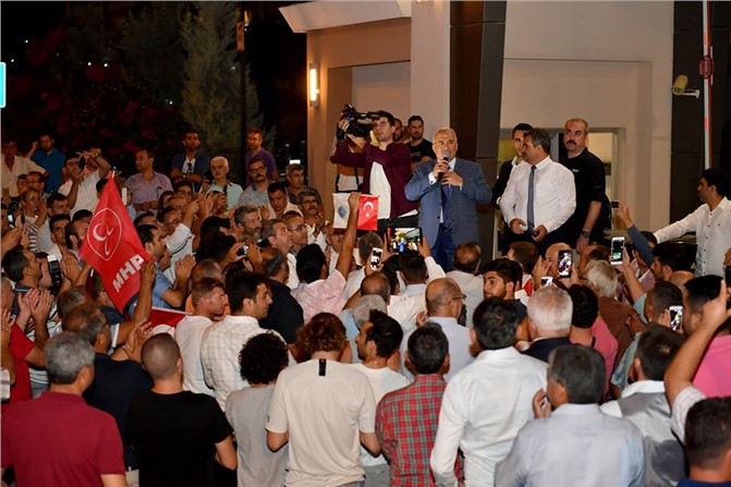 Mersin Bş. Belediye Başkanı Kocamaz'a Dev Karşılama